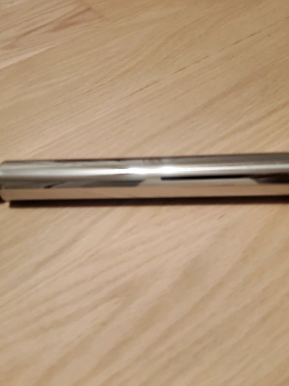 Polished Chrome Cigar Case Flask